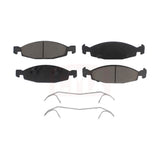 Front Ceramic Disc Brake Pads CMX-D790 For 1999-2002 Jeep Grand Cherokee With Teves & ATE Caliper
