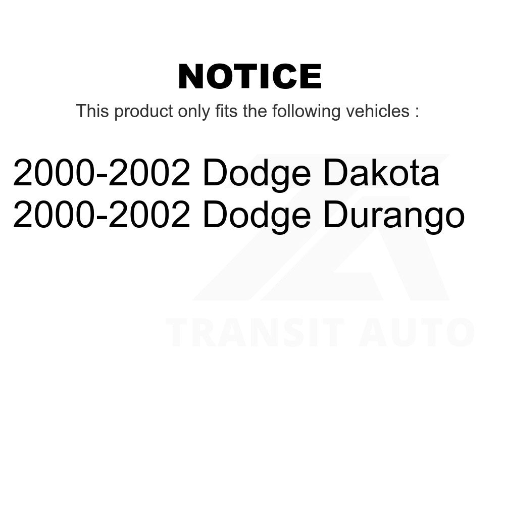 Front Ceramic Disc Brake Pads CMX-D820 For 2000-2002 Dodge Dakota Durango
