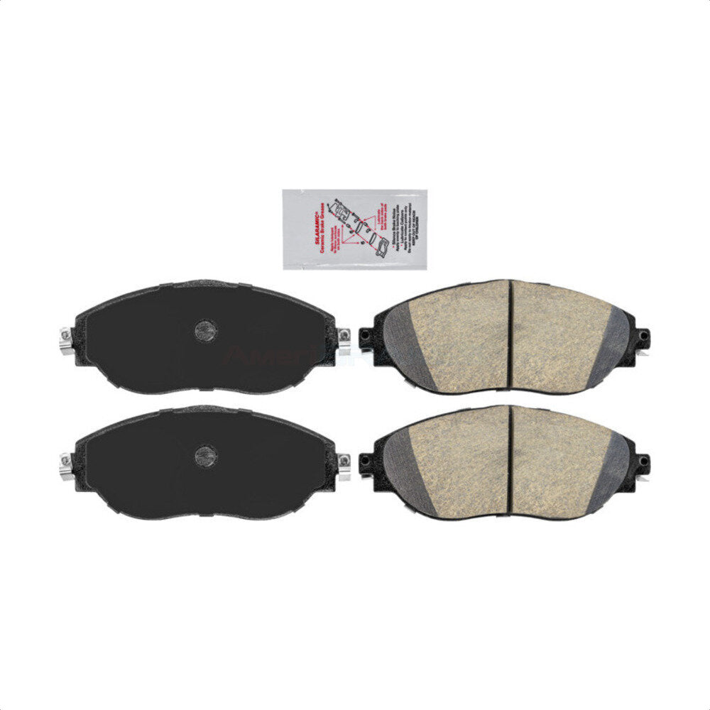 Front Ceramic Disc Brake Pads NWF-PRC1633A For Volkswagen Tiguan Jetta GTI CC Audi Golf R S3 Q3 Arteon