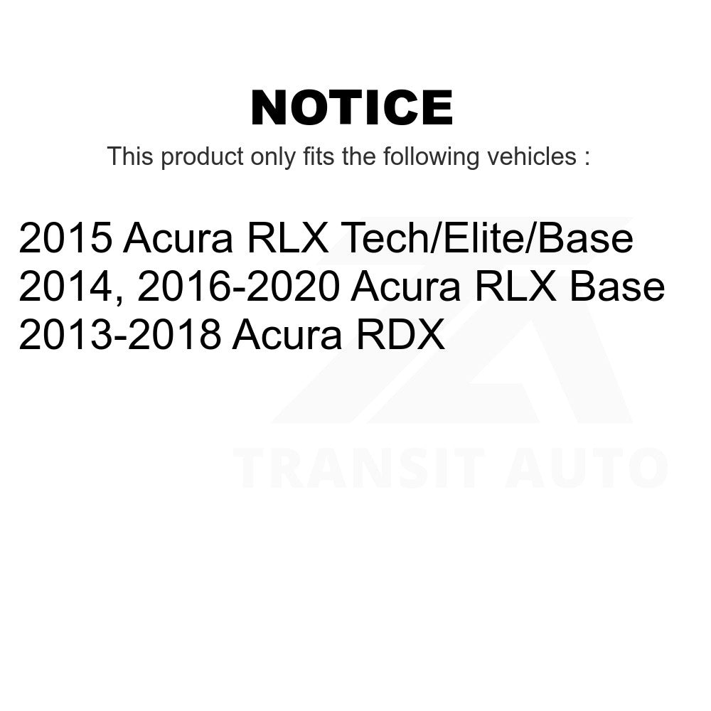 Front Ceramic Disc Brake Pads NWF-PRC1697 For Acura RDX RLX