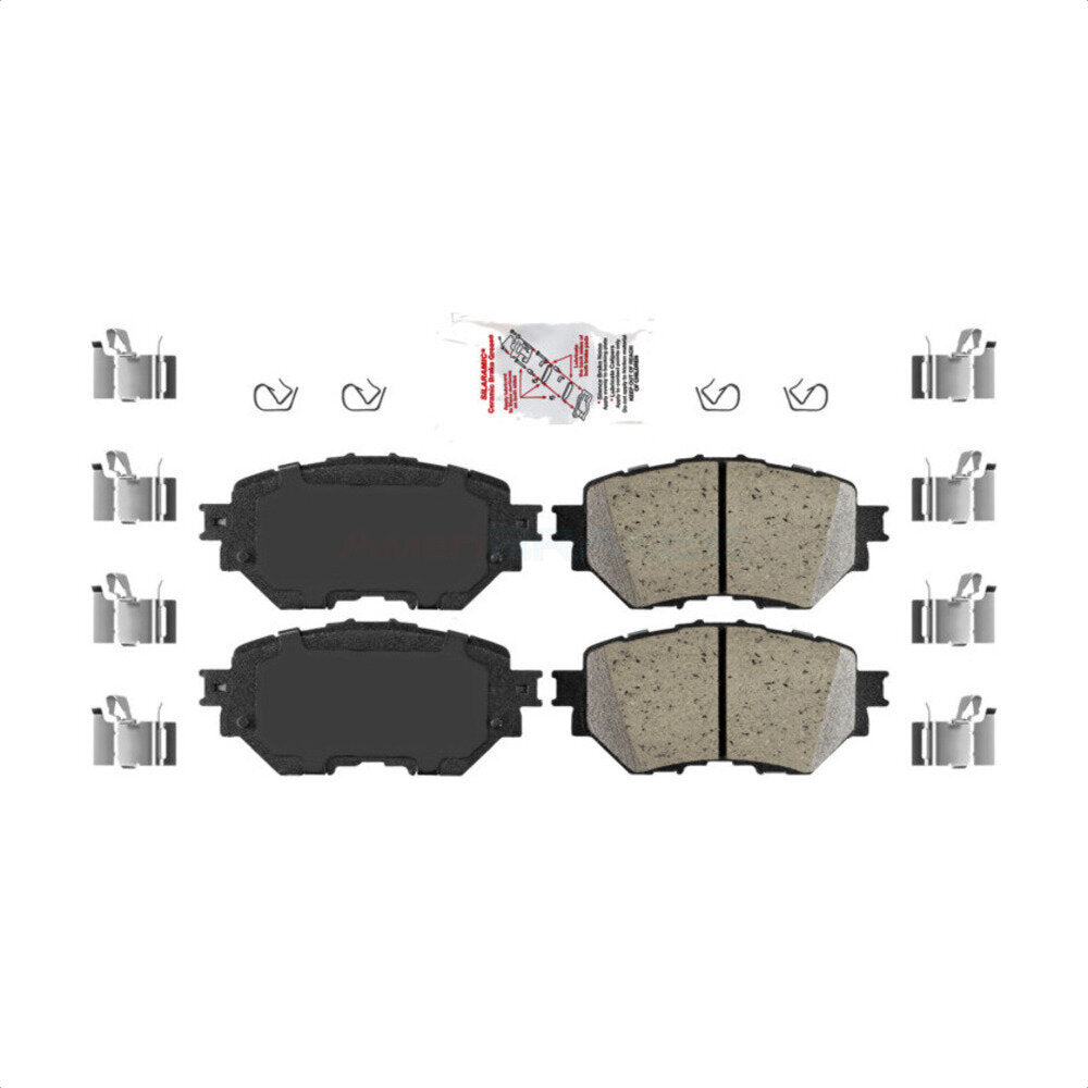 Front Ceramic Disc Brake Pads NWF-PRC1759 For 2014-2018 Mazda 3 Sport Vehicles Manufactured In Mexico