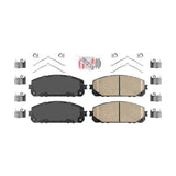 Front Ceramic Disc Brake Pads NWF-PRC1843 For 2014-2022 Jeep Cherokee With Dual Piston Caliper