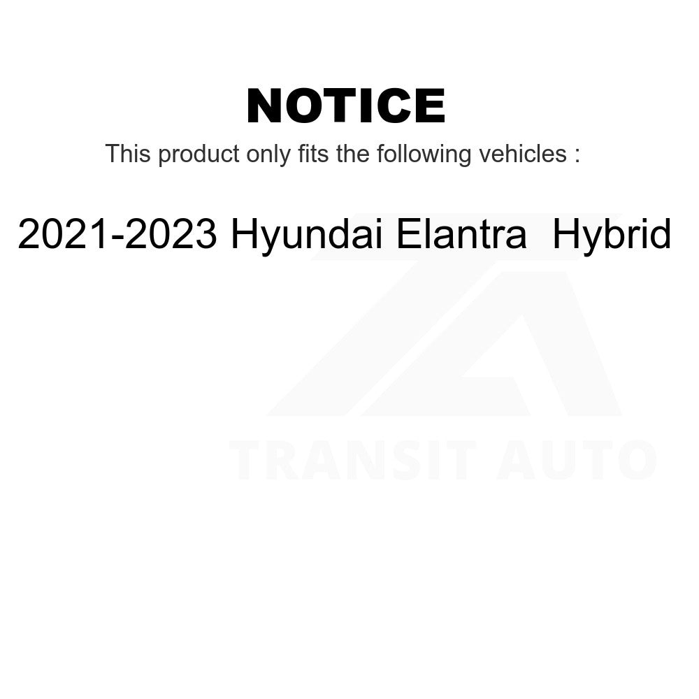 Front Ceramic Disc Brake Pads NWF-PRC2400 For 2021-2023 Hyundai Elantra Hybrid