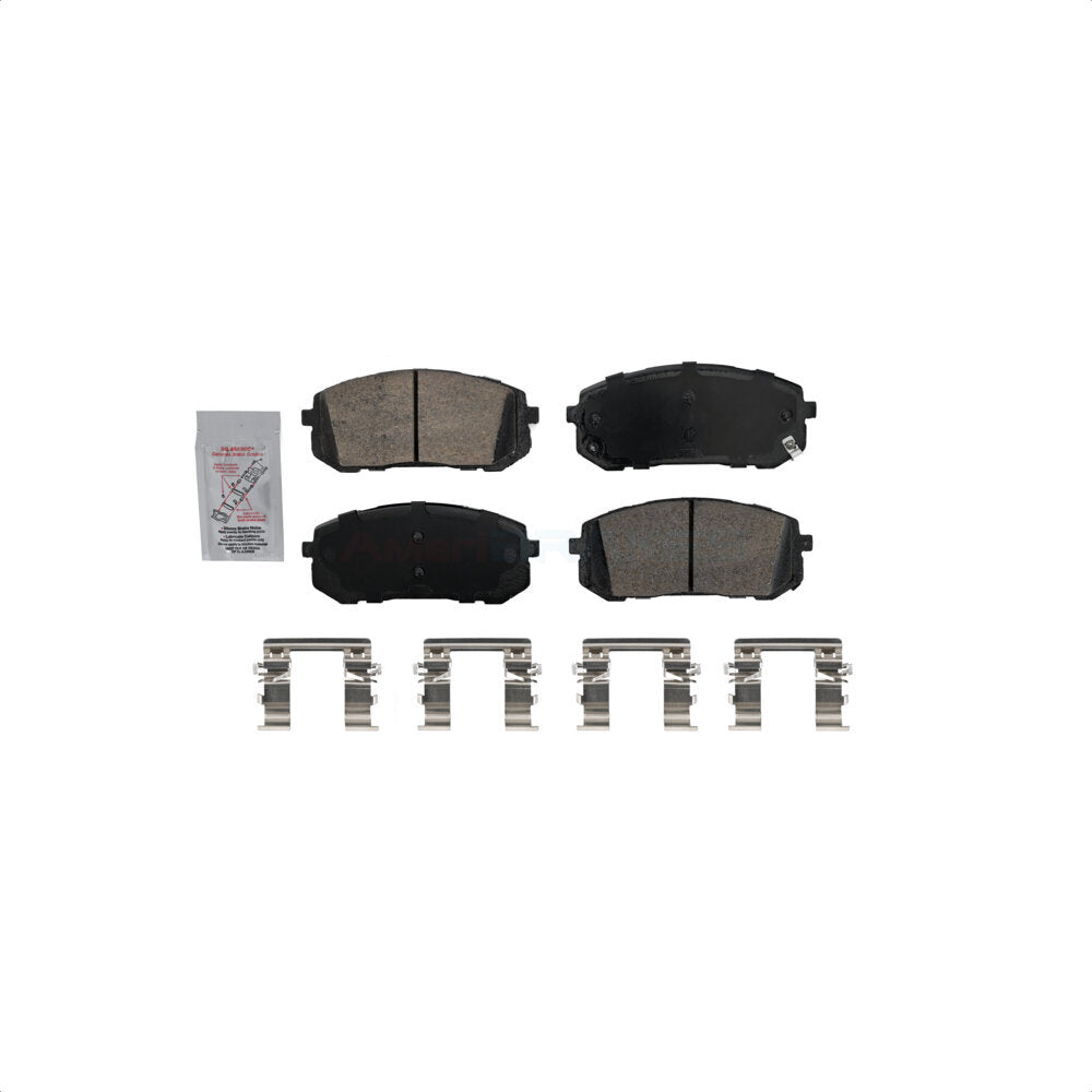 Front Ceramic Disc Brake Pads NWF-PRC2400 For 2021-2023 Hyundai Elantra Hybrid