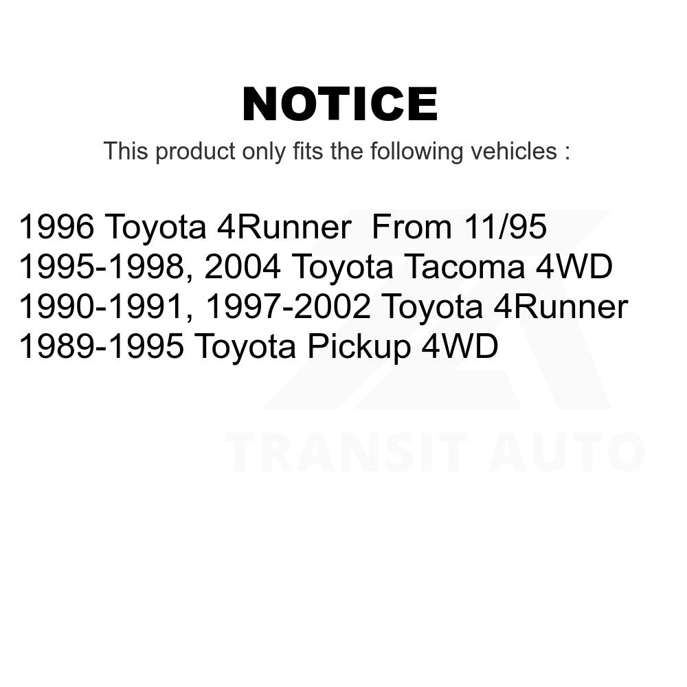 Front Ceramic Disc Brake Pads NWF-PRC436 For Toyota 4Runner Tacoma Pickup