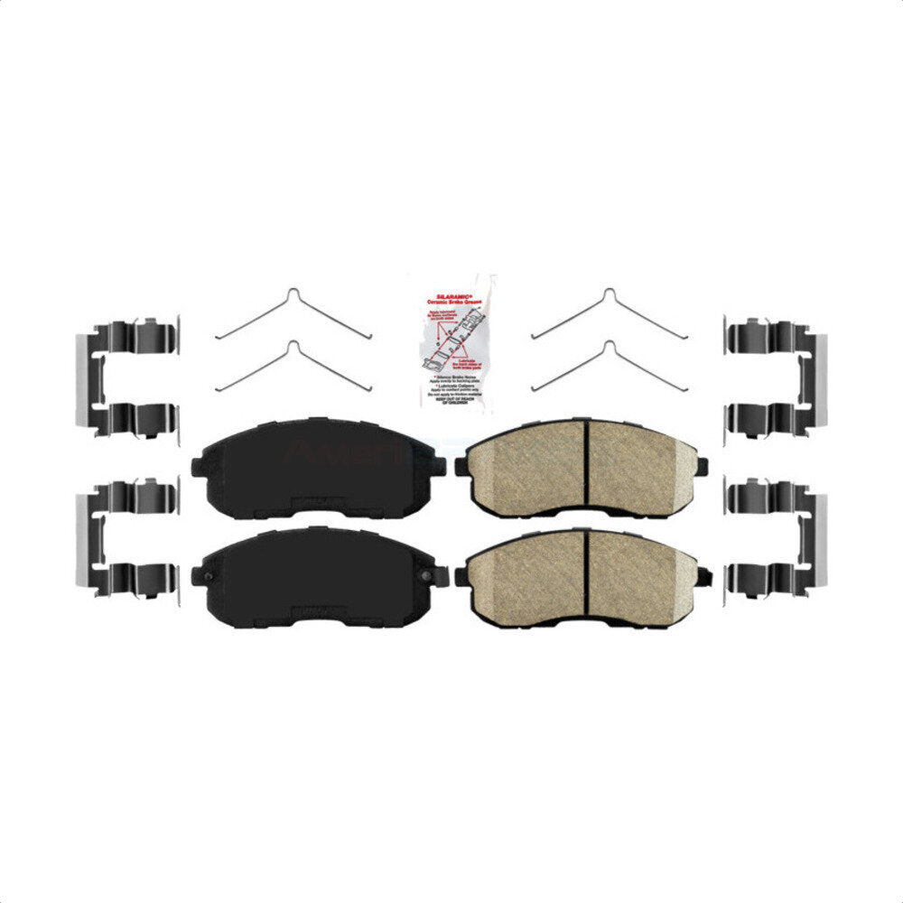 Front Ceramic Disc Brake Pads NWF-PRC653 For Nissan Sentra Altima Maxima INFINITI I30 G20 Altra EV
