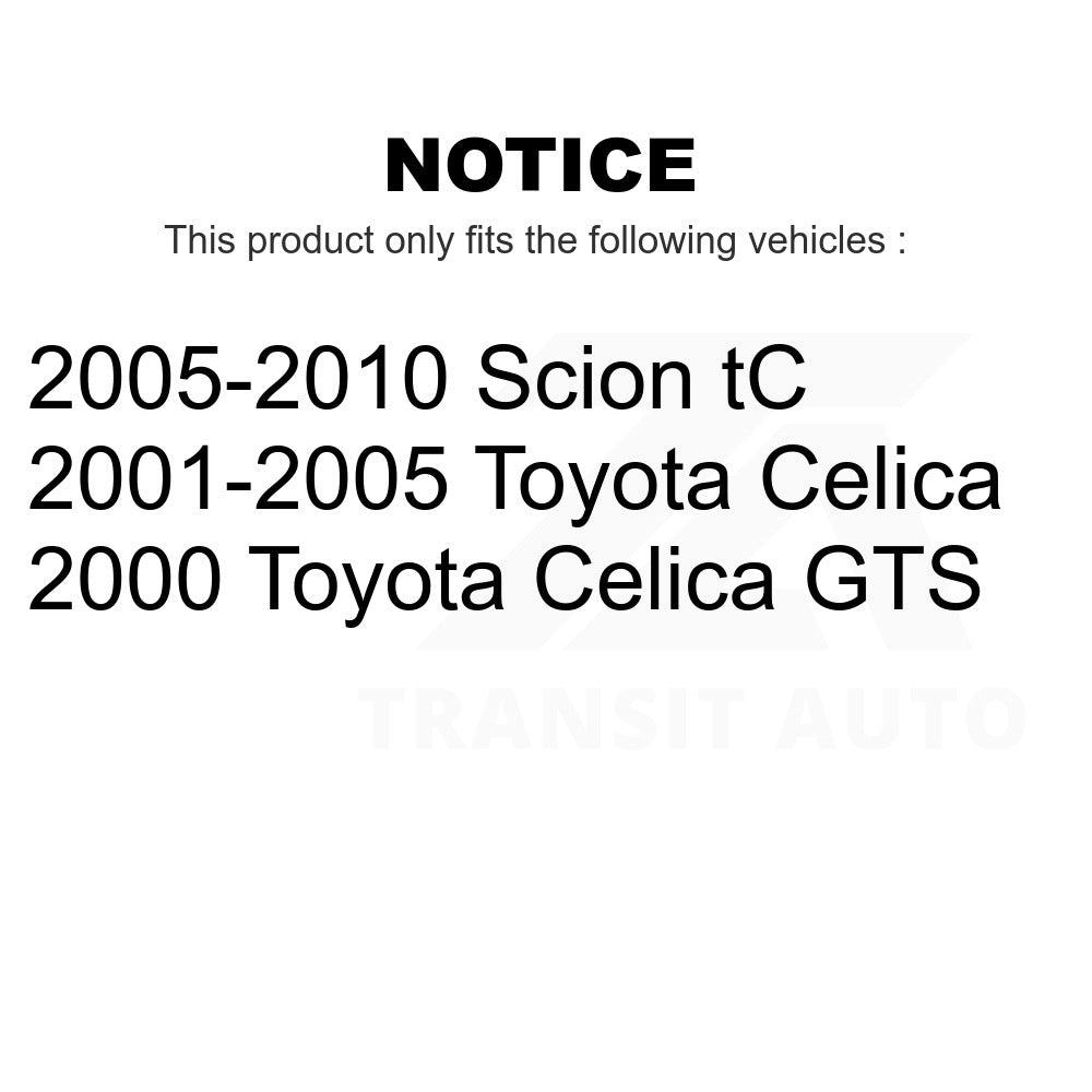 Front Ceramic Disc Brake Pads NWF-PRC817 For Scion tC Toyota Celica