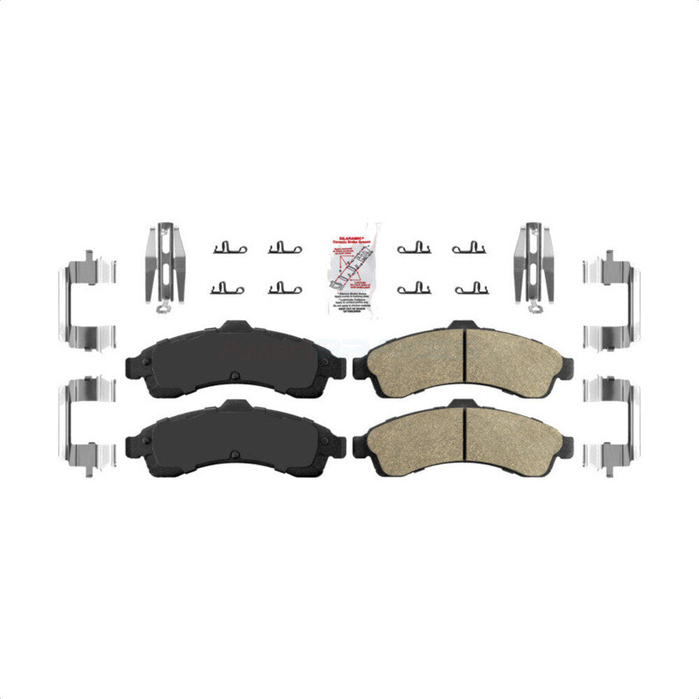 Front Ceramic Disc Brake Pads NWF-PRC882 For Chevrolet Trailblazer GMC Envoy EXT XL Buick Rainier Oldsmobile Bravada XUV SSR Isuzu Ascender Saab 9-7x