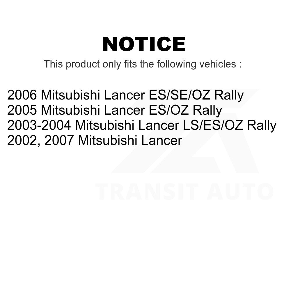 Front Ceramic Disc Brake Pads NWF-PRC904 For Mitsubishi Lancer