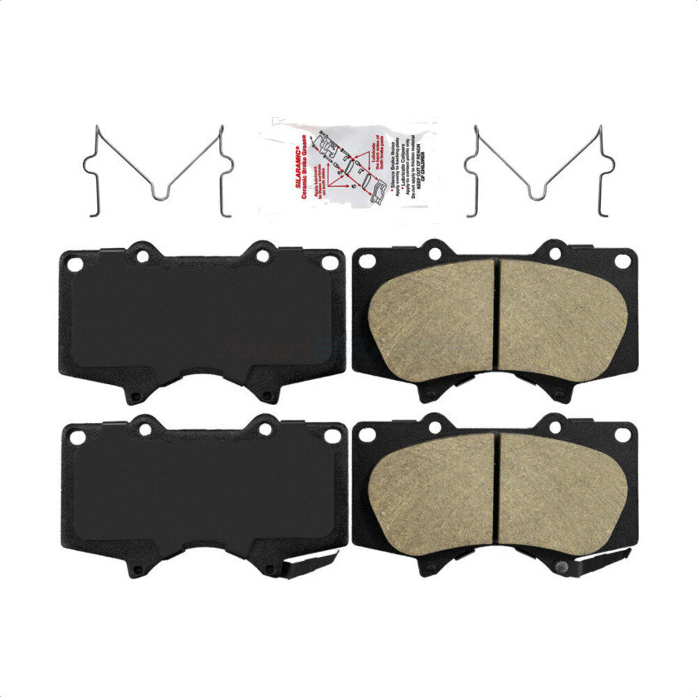 Front Ceramic Disc Brake Pads NWF-PRC976 For Toyota Tacoma 4Runner Tundra Lexus Sequoia GX460 FJ Cruiser GX470 Mitsubishi Montero