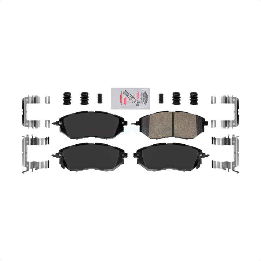 Front Ceramic Disc Brake Pads NWF-PTC1078 For Subaru Outback Forester Legacy WRX Tribeca B9