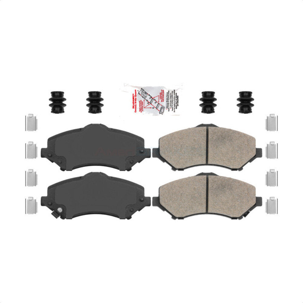 Front Ceramic Disc Brake Pads NWF-PTC1273 For Jeep Wrangler Dodge Grand Caravan Chrysler Town & Country Journey Liberty Nitro JK Volkswagen Routan Ram C/V