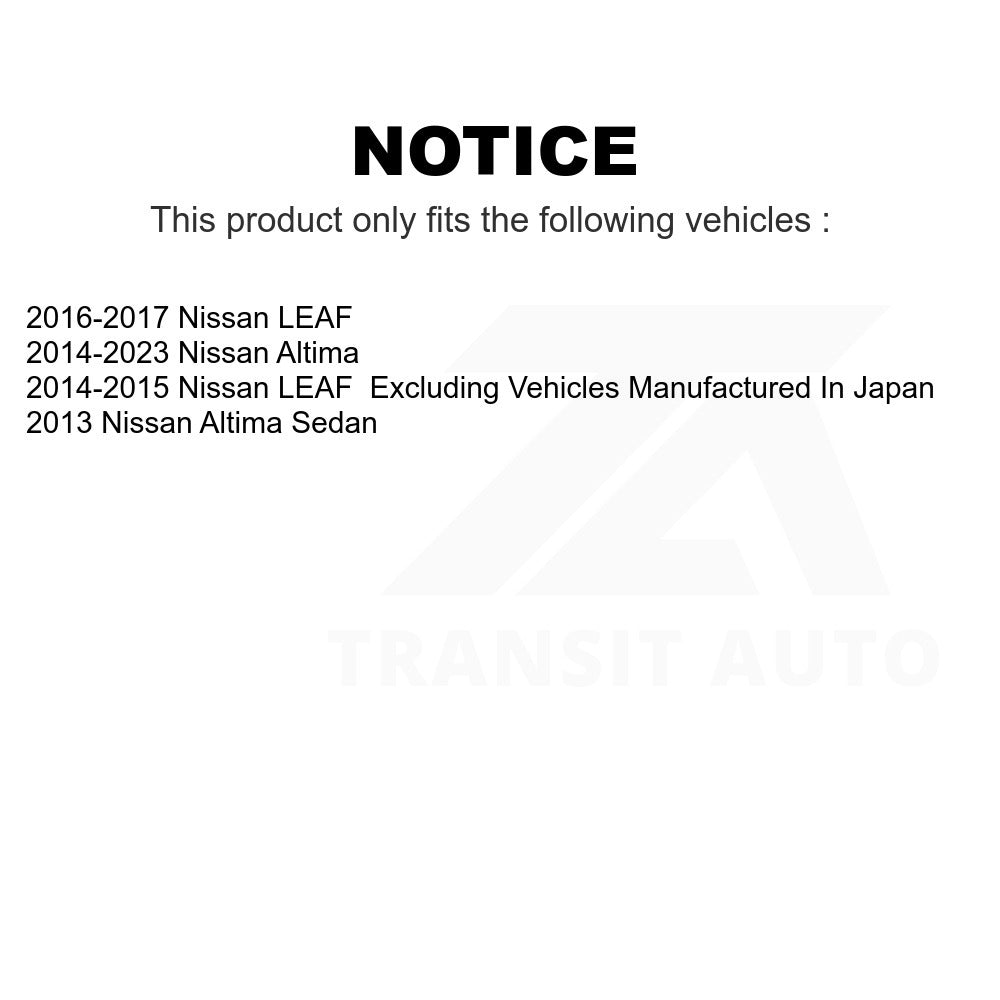 Front Ceramic Disc Brake Pads NWF-PTC1650 For Nissan Altima LEAF