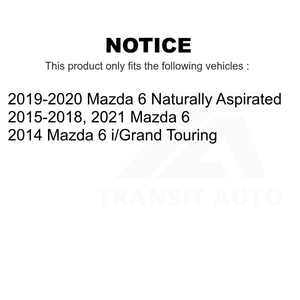 Front Ceramic Disc Brake Pads NWF-PTC1711 For Mazda 6