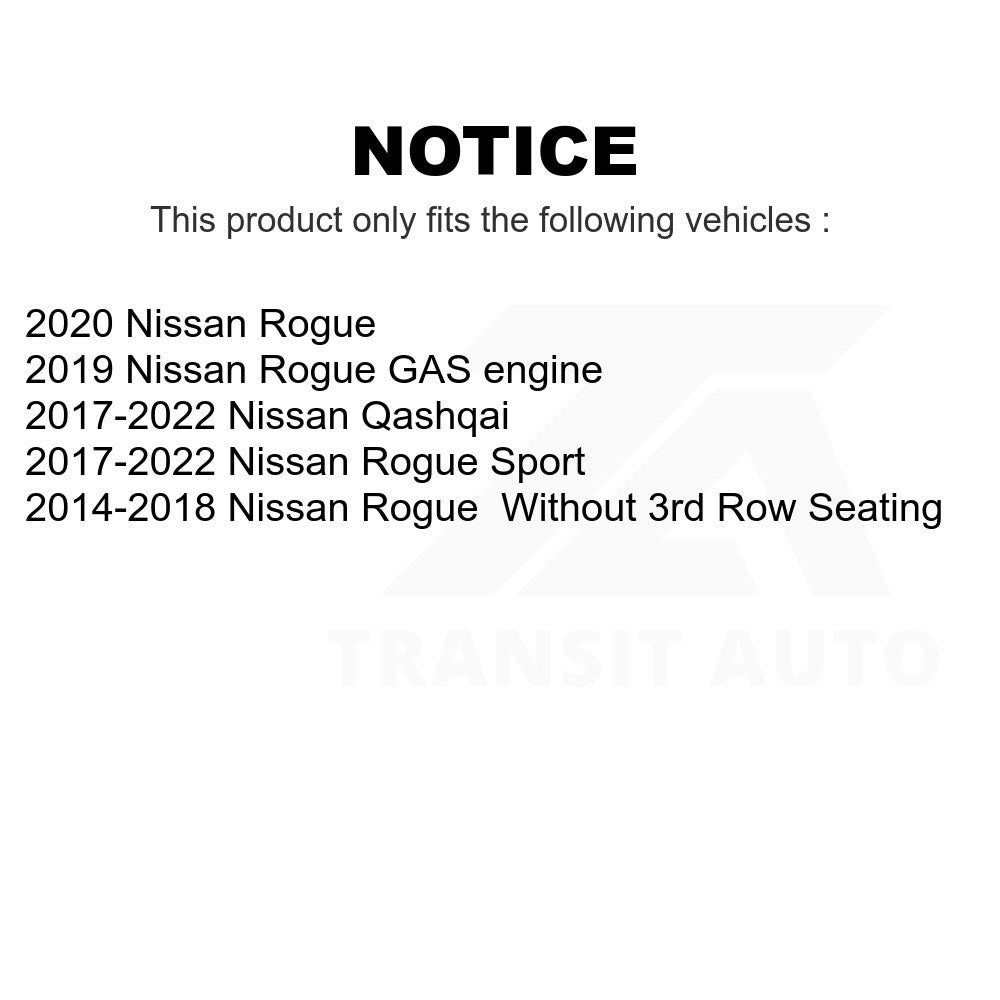 Front Ceramic Disc Brake Pads NWF-PTC1737 For Nissan Rogue Sport Qashqai