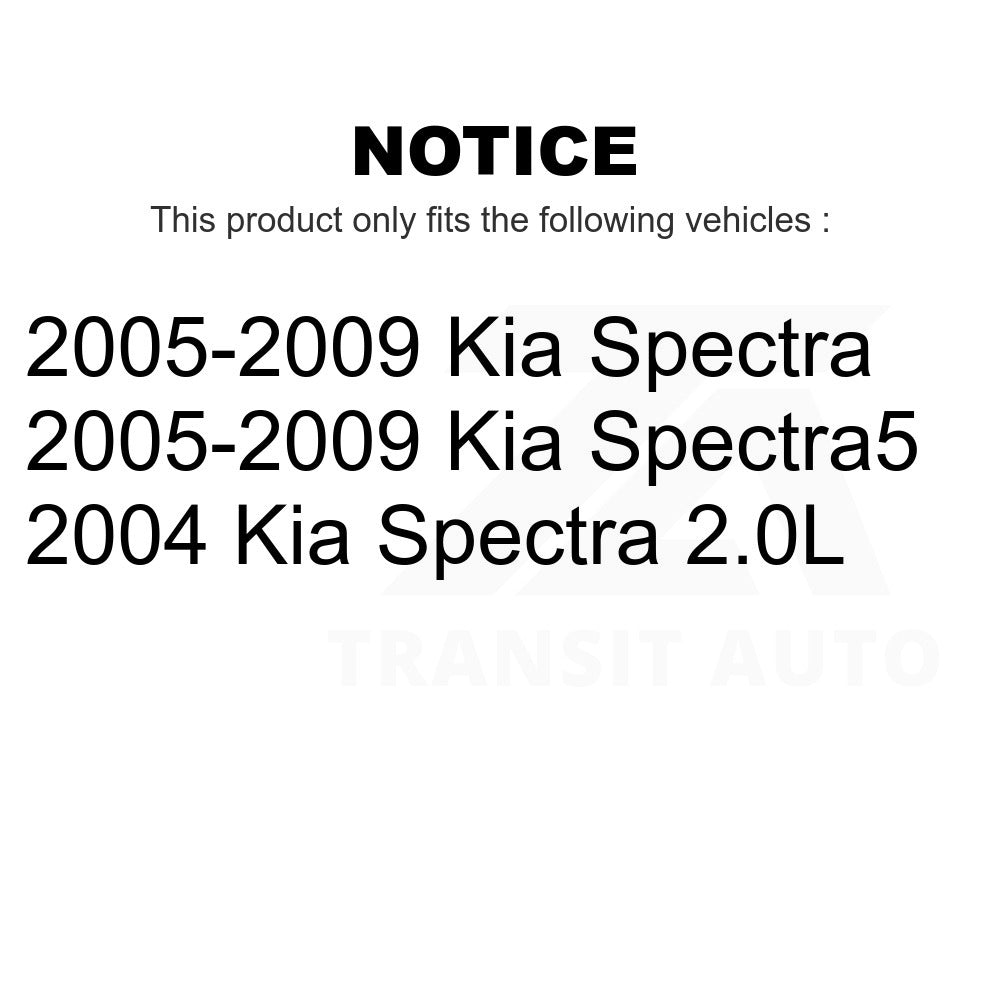 Front Ceramic Disc Brake Pads TEC-1074 For Kia Spectra Spectra5