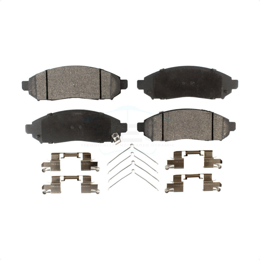 Front Ceramic Disc Brake Pads TEC-1094 For Nissan Frontier Pathfinder Xterra NV200 LEAF Chevrolet City Express Suzuki Equator