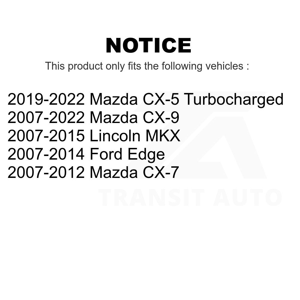 Front Ceramic Disc Brake Pads TEC-1258 For Ford Edge Mazda CX-9 Lincoln MKX CX-7 CX-5