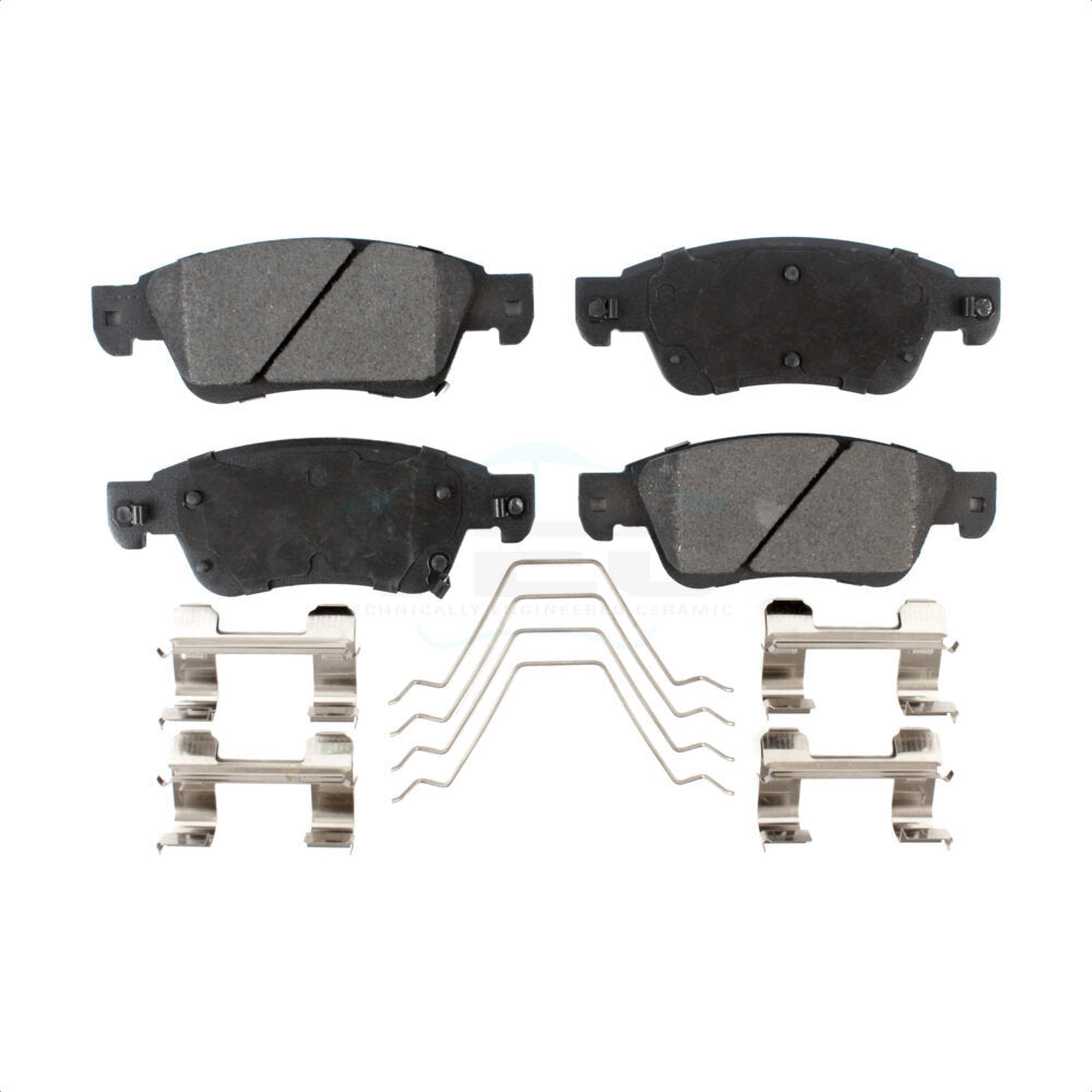 Front Ceramic Disc Brake Pads TEC-1287 For INFINITI G37 G35 Q60