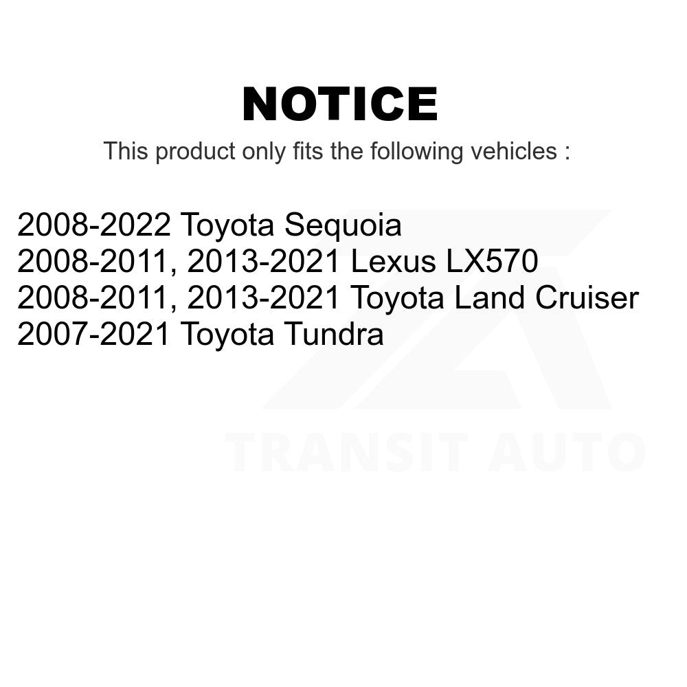 Front Ceramic Disc Brake Pads TEC-1303 For Toyota Tundra Sequoia Lexus LX570 Land Cruiser