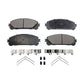 Front Ceramic Disc Brake Pads TEC-1324 For Toyota Highlander Lexus Sienna RX350 NX200t RX450h NX300 RX350L Camry NX300h RX450hL Avalon Subaru bZ4X NX250 NX350 NX350h NX450h+ Solterra RAV4 Prime