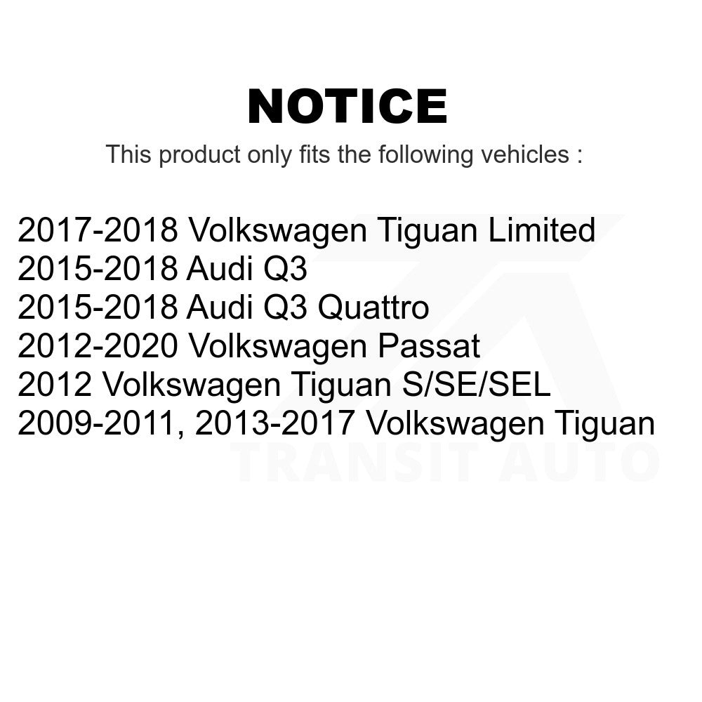 Front Ceramic Disc Brake Pads TEC-1375 For Volkswagen Passat Tiguan Audi Q3 Quattro Limited