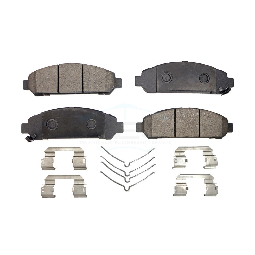 Front Ceramic Disc Brake Pads TEC-1401 For 2009-2016 Toyota Venza