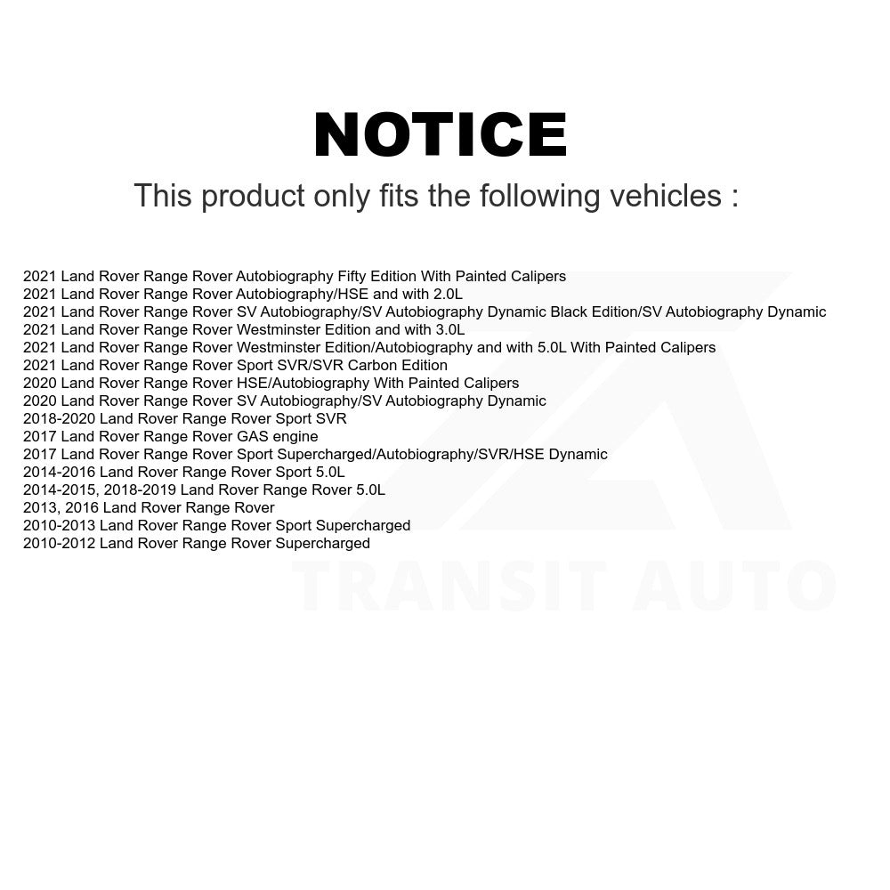 Front Ceramic Disc Brake Pads TEC-1426 For Land Rover Range Sport