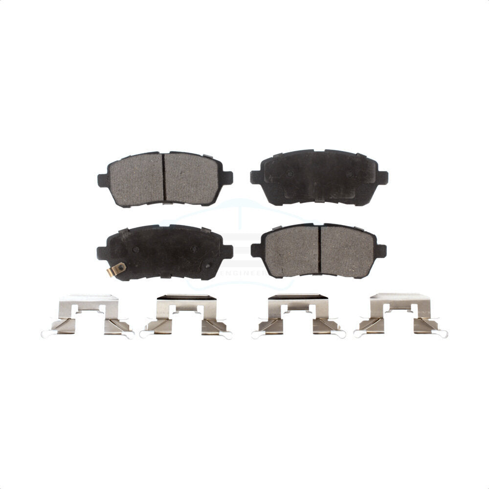 Front Ceramic Disc Brake Pads TEC-1454A For 2011-2014 Mazda 2