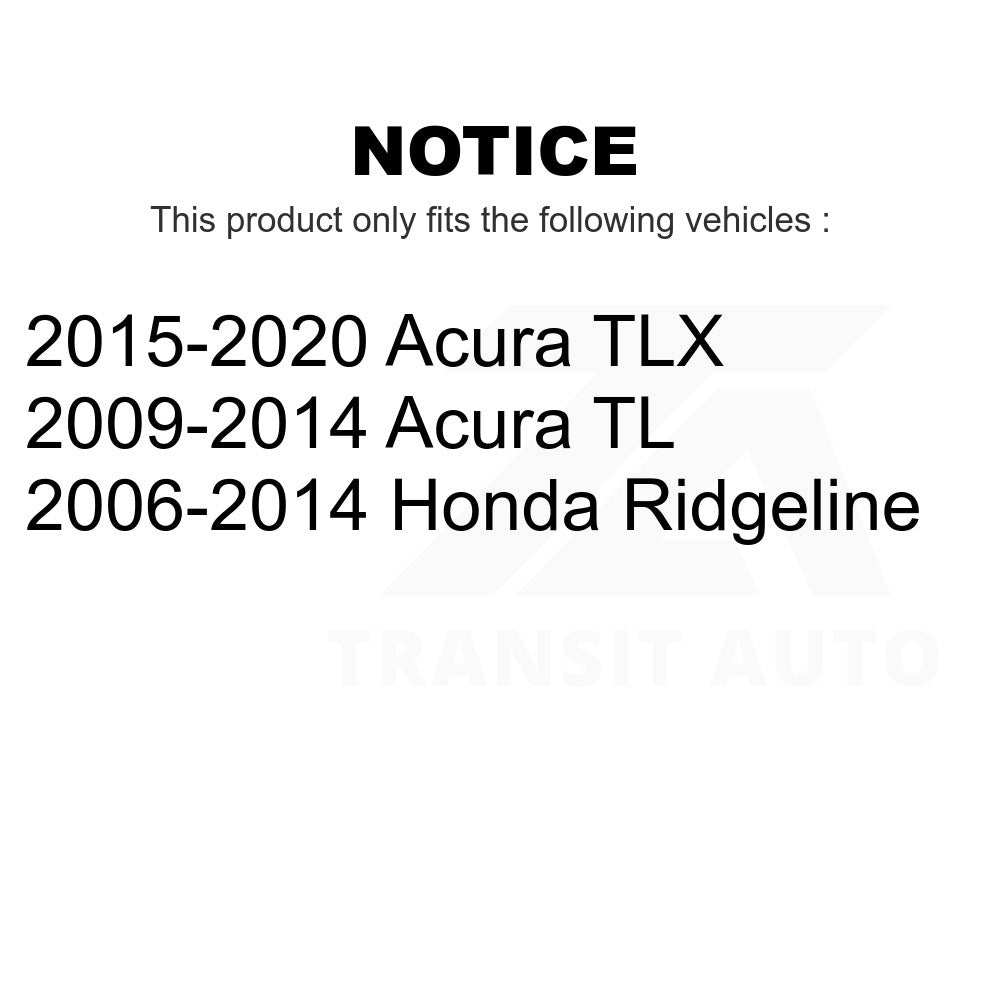 Front Ceramic Disc Brake Pads TEC-1584 For Acura Honda Ridgeline TLX TL