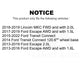 Front Ceramic Disc Brake Pads TEC-1645 For Ford Escape Transit Connect Lincoln MKC