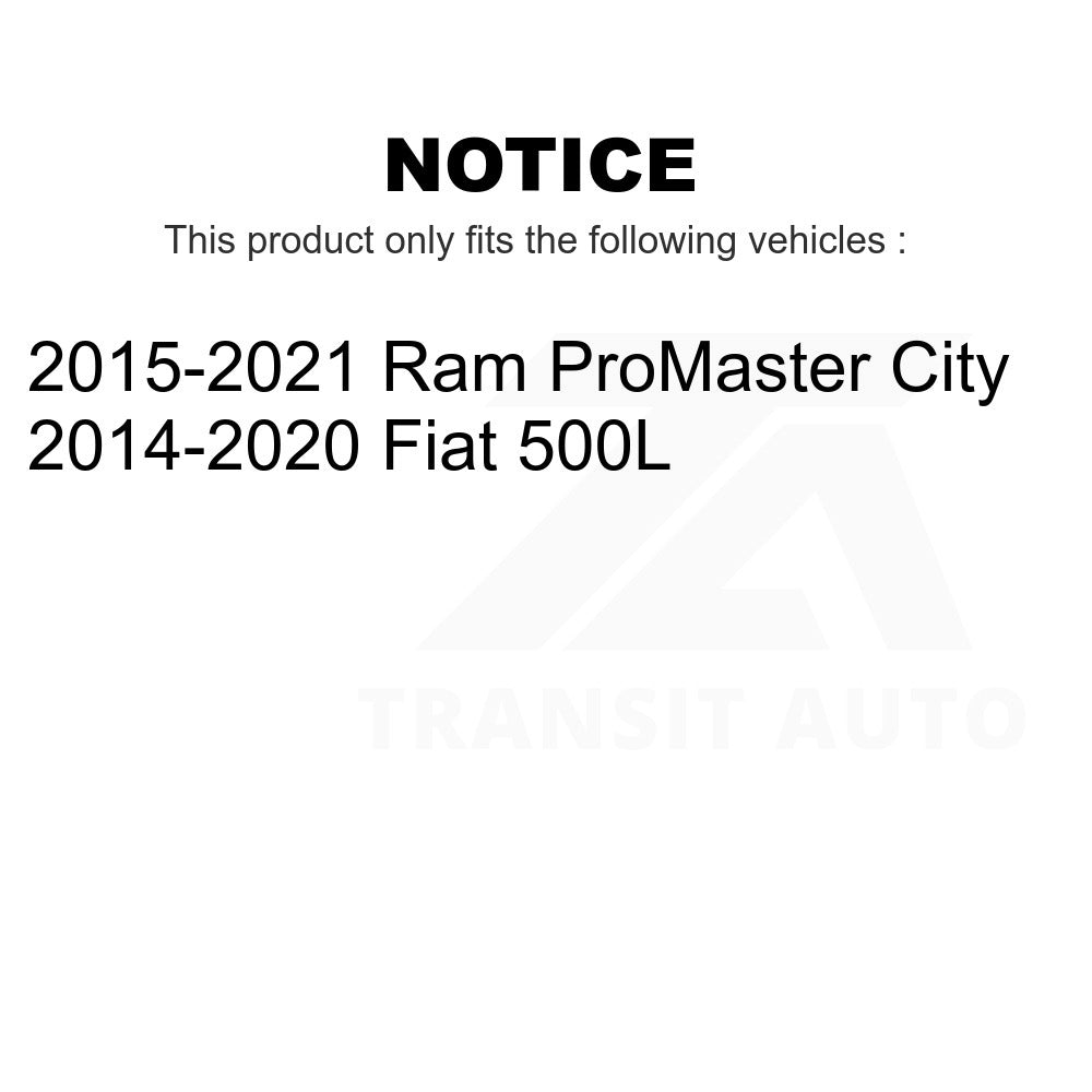 Front Ceramic Disc Brake Pads TEC-1721 For Ram ProMaster City Fiat 500L