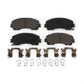 Front Ceramic Disc Brake Pads TEC-1736 For Nissan Rogue INFINITI Q50 QX50 Q60 QX55