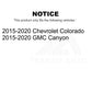 Front Ceramic Disc Brake Pads TEC-1802 For 2015-2020 Chevrolet Colorado GMC Canyon