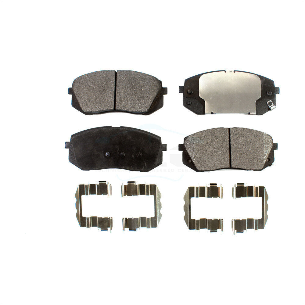 Front Ceramic Disc Brake Pads TEC-1803 For 2015 Hyundai Sonata GAS engine With Manual Parking