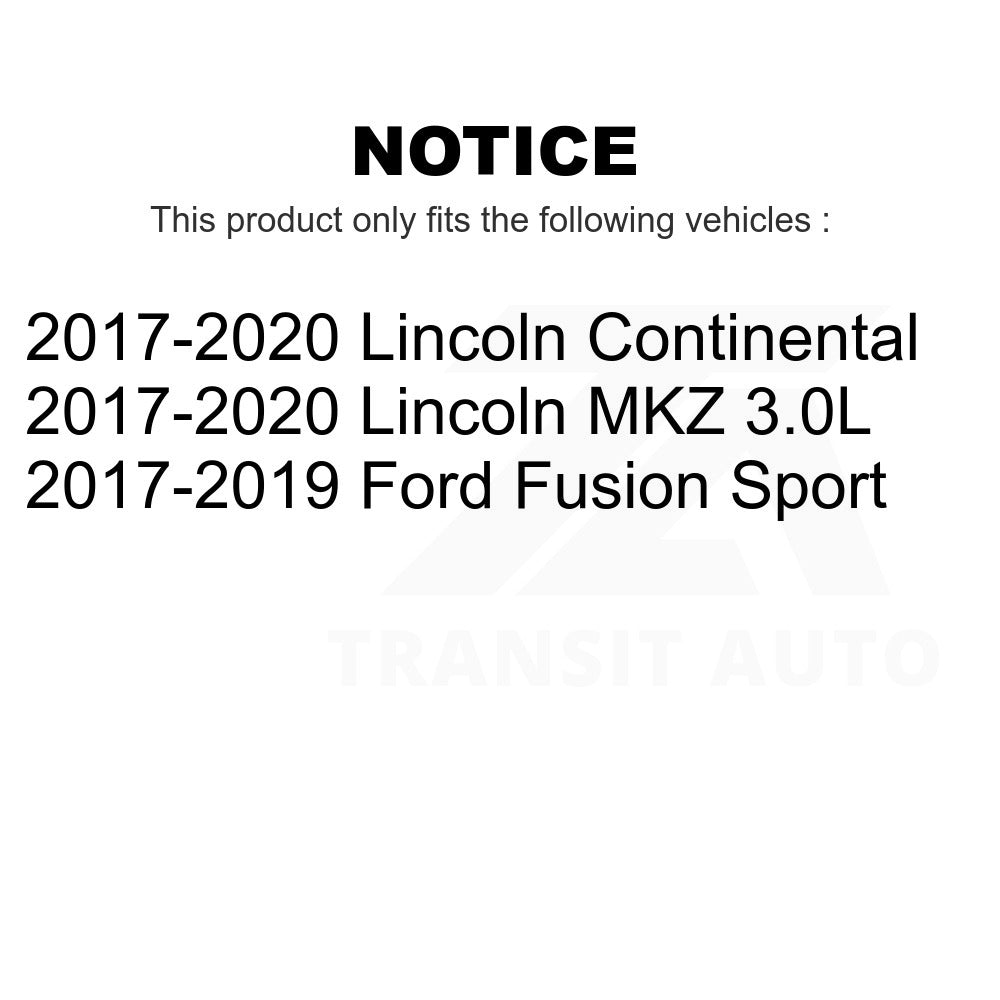 Front Ceramic Disc Brake Pads TEC-1818A For Ford Fusion Lincoln MKZ Continental