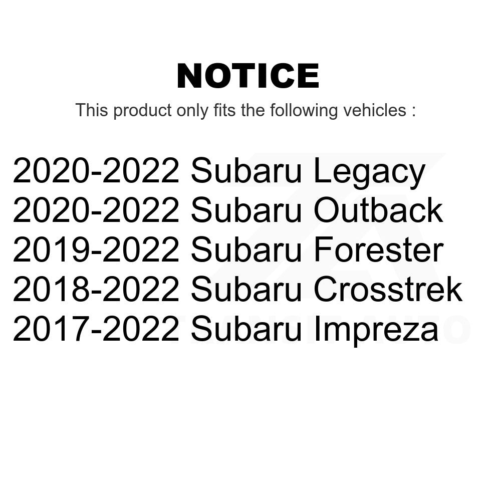 Front Ceramic Disc Brake Pads TEC-2045 For Subaru Crosstrek Impreza Forester Outback Legacy