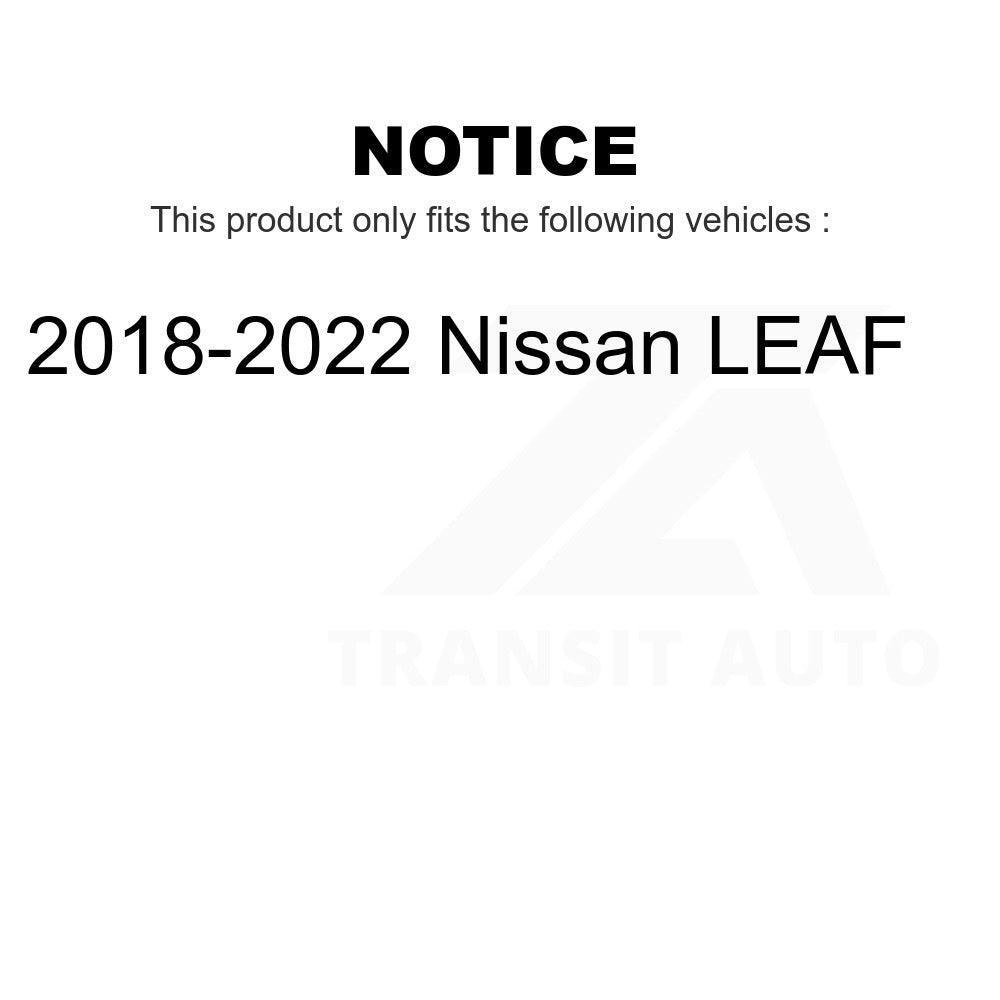 Front Ceramic Disc Brake Pads TEC-2138 For 2018-2022 Nissan LEAF