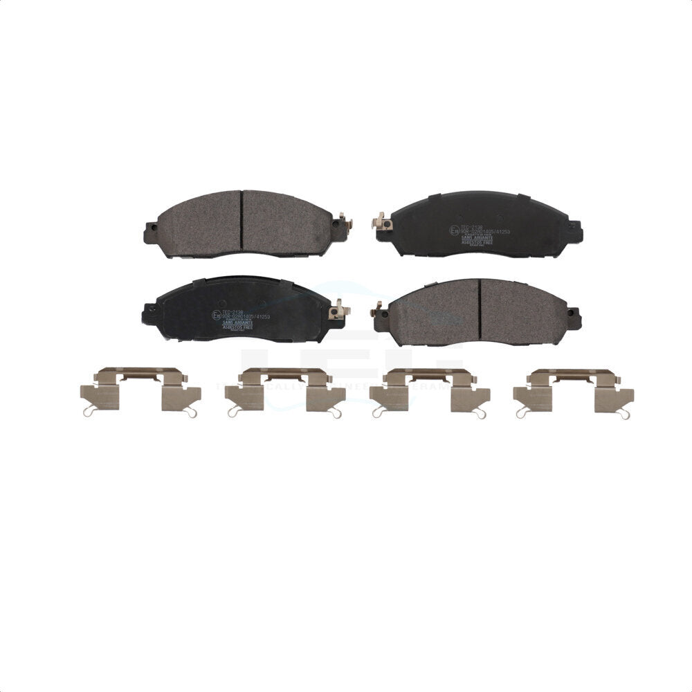 Front Ceramic Disc Brake Pads TEC-2138 For 2018-2022 Nissan LEAF