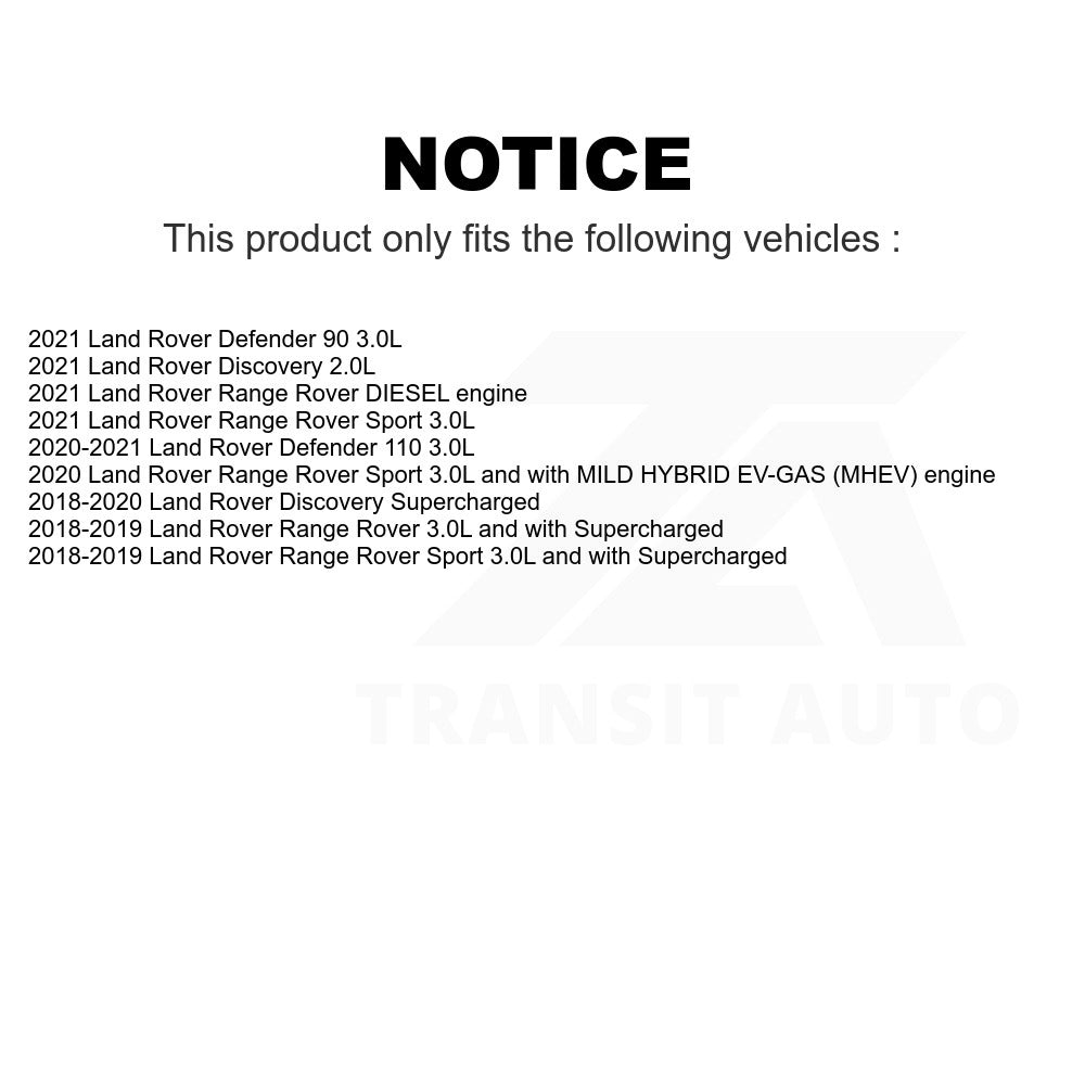 Front Ceramic Disc Brake Pads TEC-2184 For Land Rover Range Sport Discovery Defender 90 110