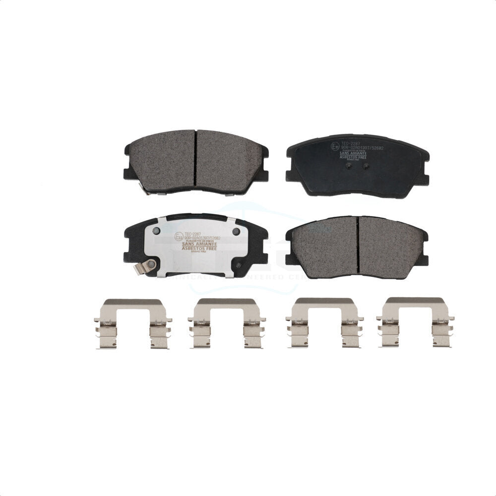Front Ceramic Disc Brake Pads TEC-2287 For 2020-2022 Kia Soul Turbocharged