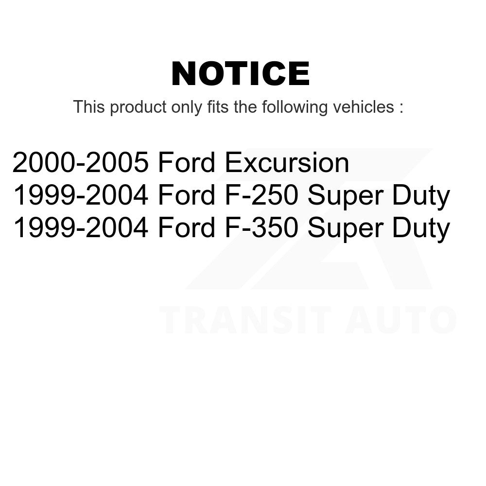 Front Ceramic Disc Brake Pads TEC-824 For Ford F-250 Super Duty F-350 Excursion
