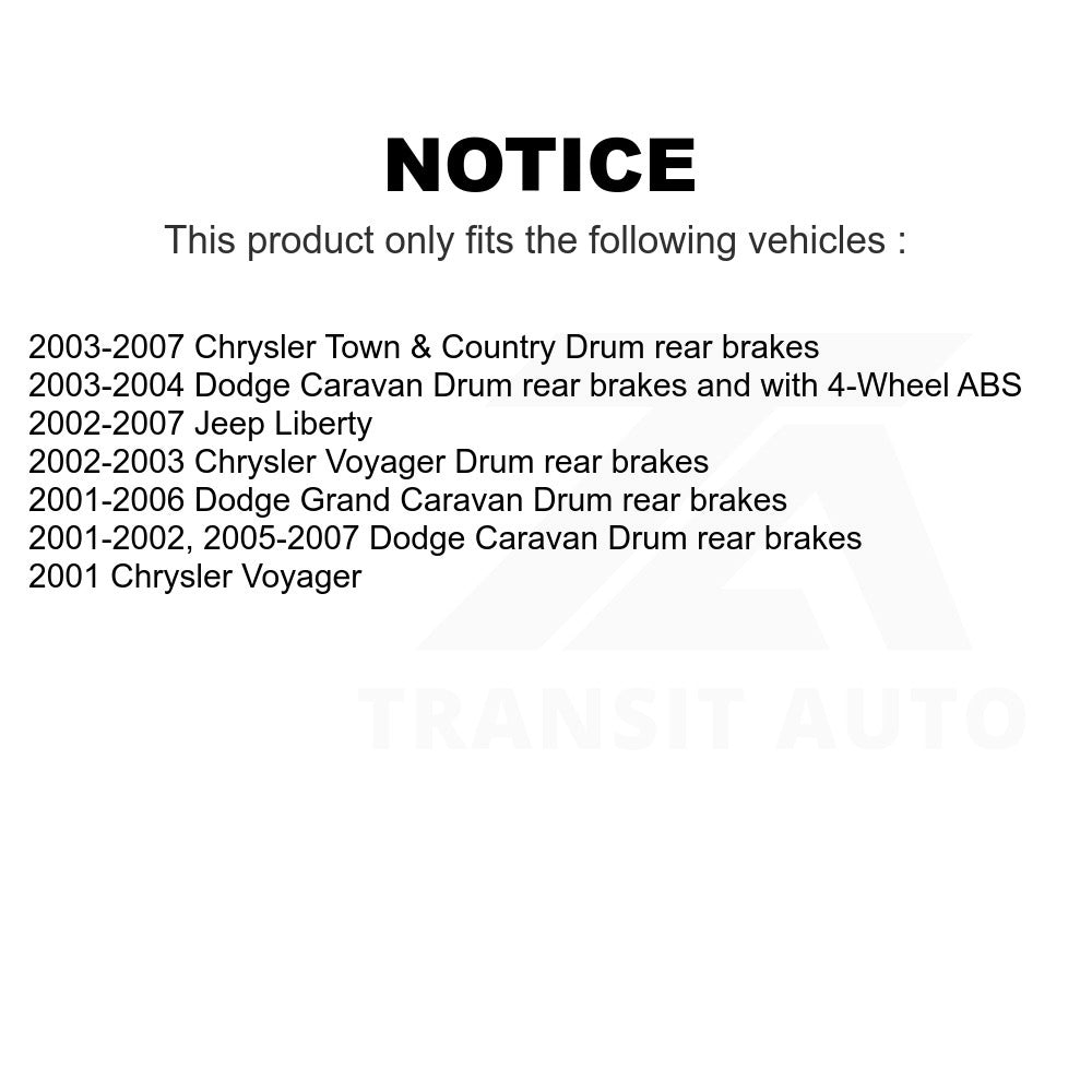 Front Ceramic Disc Brake Pads TEC-856 For Dodge Jeep Liberty Grand Caravan Chrysler Town & Country Voyager