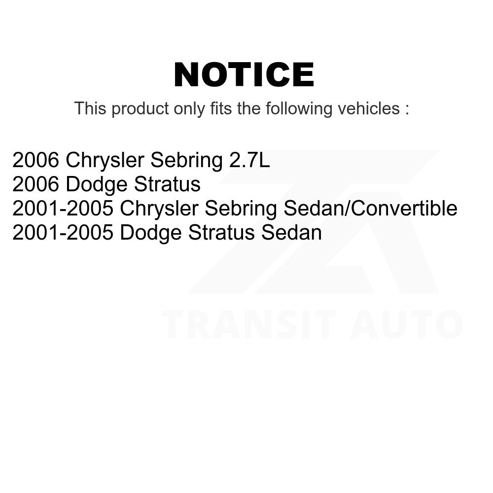 Front Ceramic Disc Brake Pads TEC-869 For Chrysler Sebring Dodge Stratus
