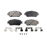 Front Ceramic Disc Brake Pads TEC-906 For Toyota Tacoma Sienna Camry Lexus Avalon Solara ES330 ES300