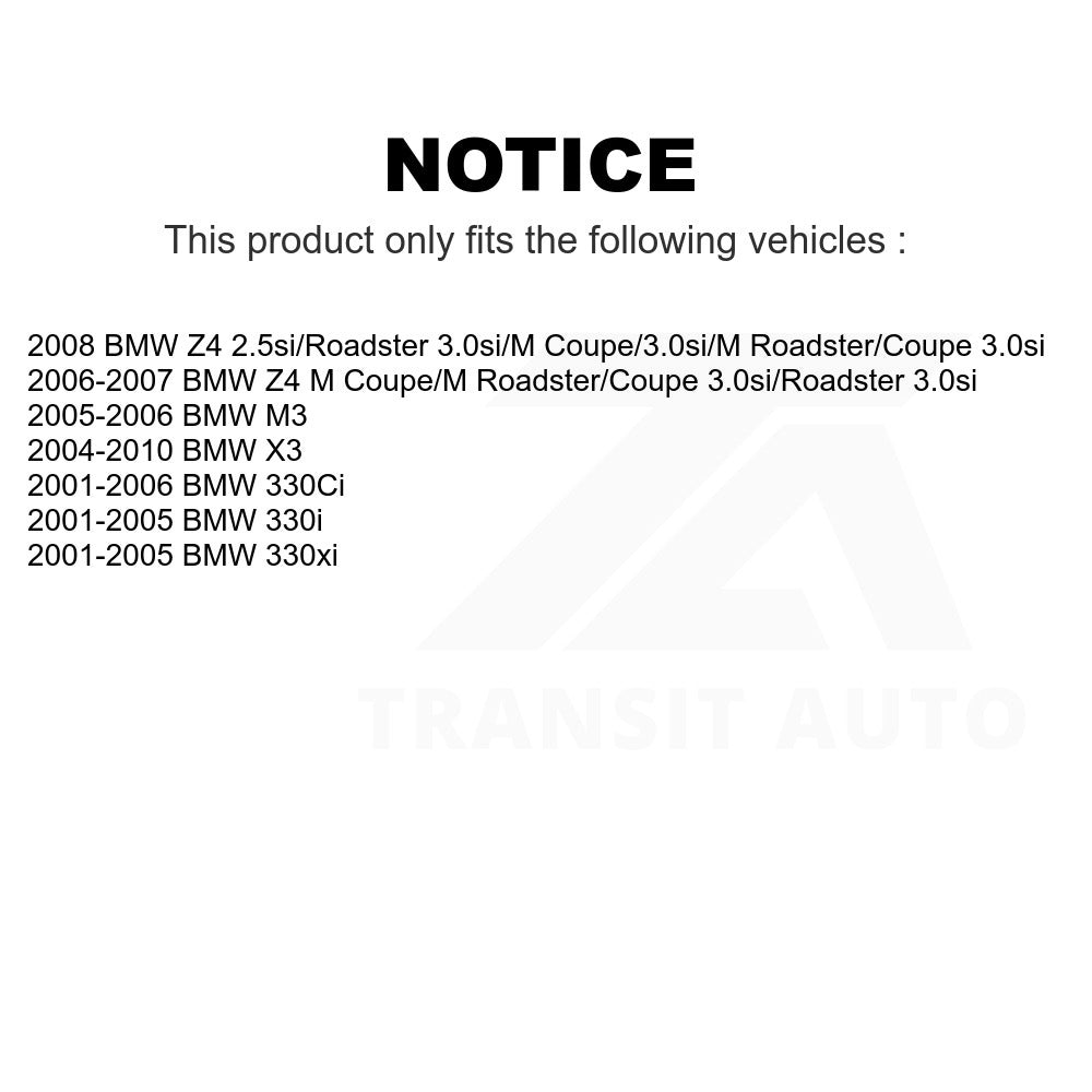 Front Ceramic Disc Brake Pads TEC-946 For BMW X3 330Ci 330i Z4 330xi M3