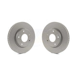 Front Coated Disc Brake Rotors Pair For 2001-2006 Hyundai Santa Fe With 276mm Diameter Rotor KG-100194