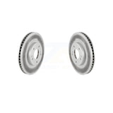 Front Coated Disc Brake Rotors Pair For 2001-2006 Hyundai Santa Fe With 294mm Diameter Rotor KG-100195