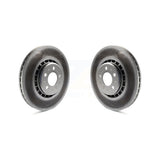 Front Coated Disc Brake Rotors Pair For 2003-2014 Volvo XC90 With 336mm Diameter Rotor KG-100245