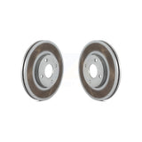 Front Coated Disc Brake Rotors Pair For 2005-2007 Ford Focus KG-100086